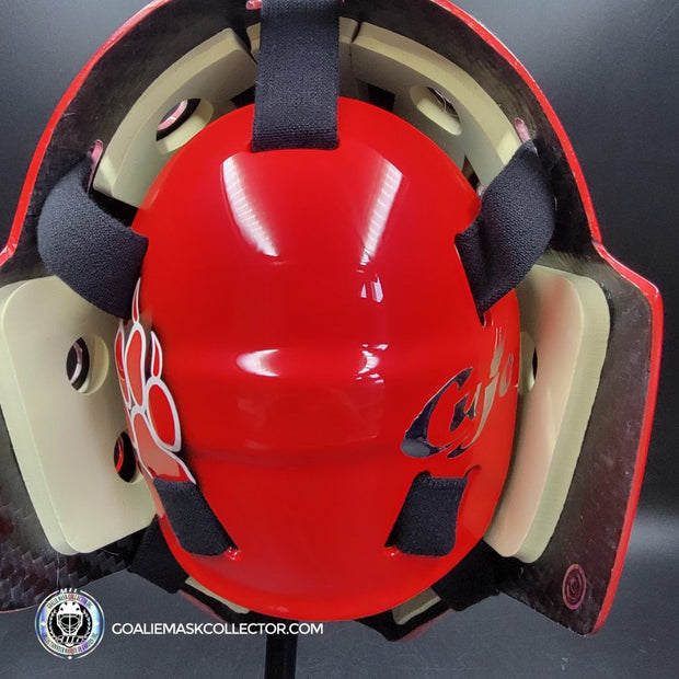 Curtis Joseph CUJO Signed Goalie Mask Detroit Mad Dog Signature Edition Autographed Tribute