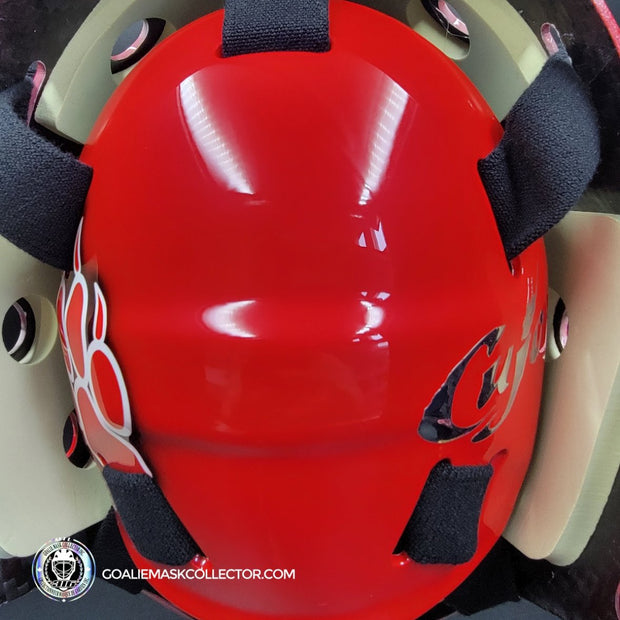 Curtis Joseph CUJO Signed Goalie Mask Detroit Mad Dog Signature Edition Autographed Tribute