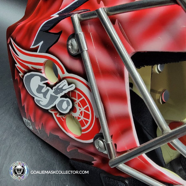 Curtis Joseph CUJO Signed Goalie Mask Detroit Mad Dog Signature Edition Autographed Tribute