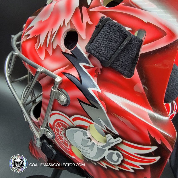 Curtis Joseph CUJO Signed Goalie Mask Detroit Mad Dog Signature Edition Autographed Tribute