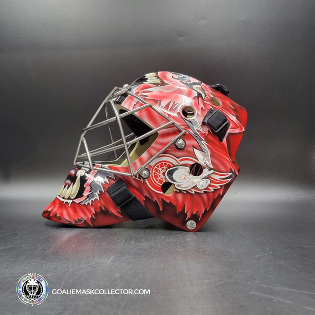 Curtis Joseph CUJO Signed Goalie Mask Detroit Mad Dog Signature Edition Autographed Tribute