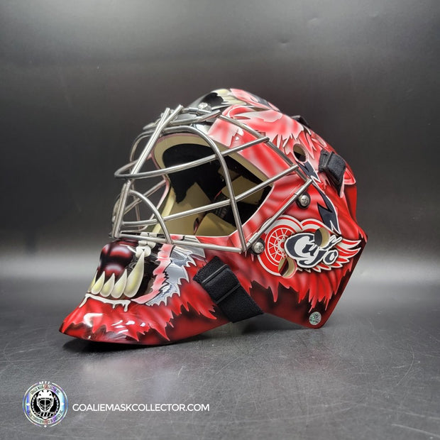 Curtis Joseph CUJO Signed Goalie Mask Detroit Mad Dog Signature Edition Autographed Tribute