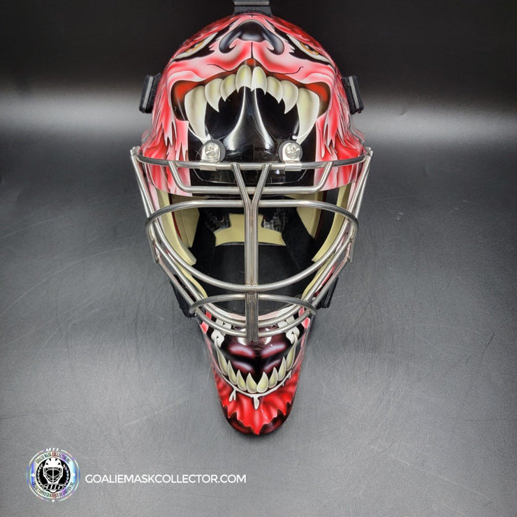 Curtis Joseph CUJO Signed Goalie Mask Detroit Mad Dog Signature Edition Autographed Tribute