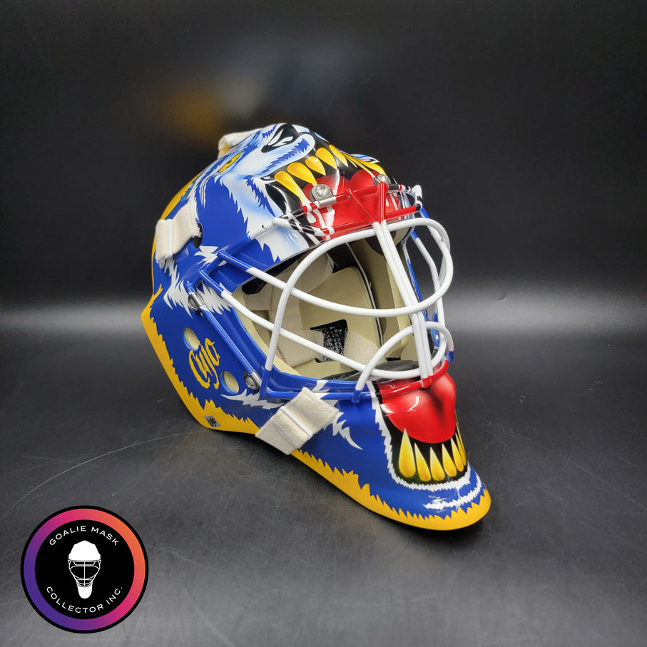 Curtis Joseph Cujo Goalie Mask Unsigned Mad Dog St. Louis Tribute