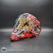 Curtis Joseph Game Issued Goalie Mask Detroit Red Wings Pro's Choice Dom Malerba 2002 Signed By Curtis Joseph - AS-01026