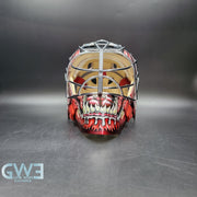 Curtis Joseph Game Issued Goalie Mask Detroit Red Wings Pro's Choice Dom Malerba 2002 Signed By Curtis Joseph - AS-01026