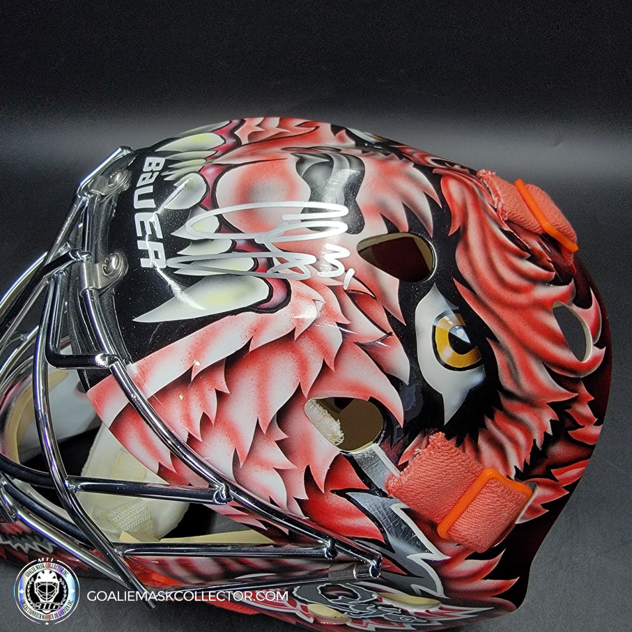 detroit red wings motorcycle helmet Curtis Joseph Game Issued Goalie Mask Detroit Red Wings Pro's Choice D –  Goalie Mask Collector