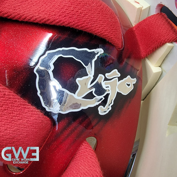 Curtis Joseph Game Issued Goalie Mask Detroit Red Wings Pro's Choice Dom Malerba 2002 Signed By Curtis Joseph - AS-01026