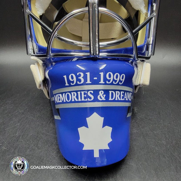 Curtis Joseph Signed Goalie Mask Toronto Maple Leaf Garden Signature Edition Tribute