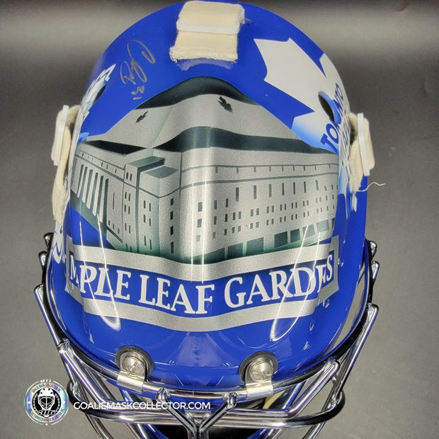 Curtis Joseph Signed Goalie Mask Toronto Maple Leaf Garden Signature Edition Tribute