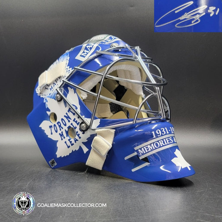 Curtis Joseph Signed Goalie Mask Toronto Maple Leaf Garden Signature Edition Tribute