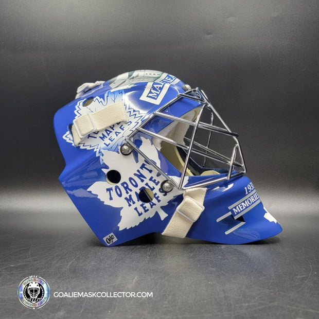 Curtis Joseph Signed Goalie Mask Toronto Maple Leaf Garden Signature Edition Tribute