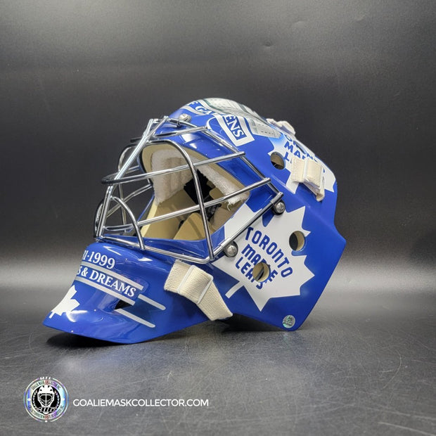 Curtis Joseph Signed Goalie Mask Toronto Maple Leaf Garden Signature Edition Tribute