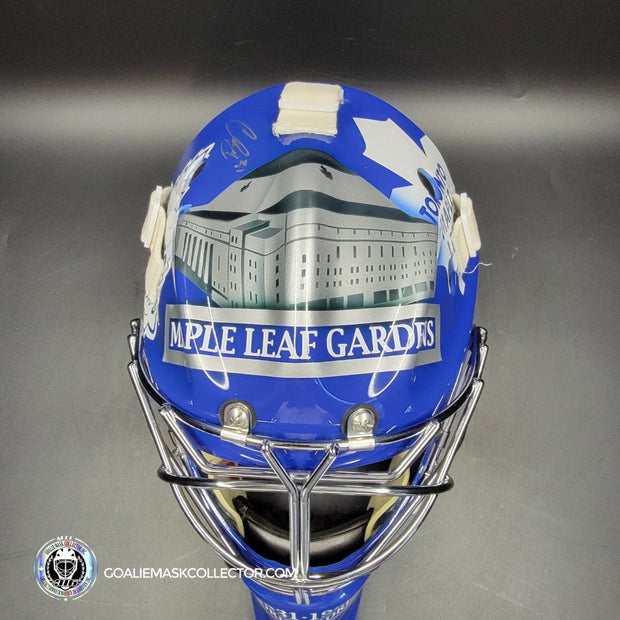 Curtis Joseph Signed Goalie Mask Toronto Maple Leaf Garden Signature Edition Tribute