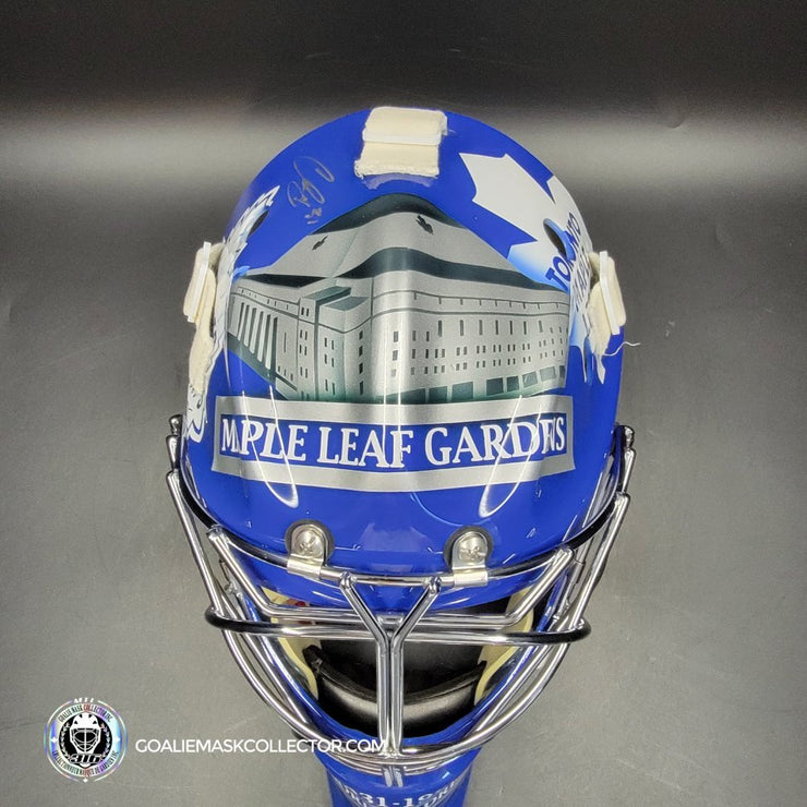 Curtis Joseph Signed Goalie Mask Toronto Maple Leaf Garden Signature Edition Tribute