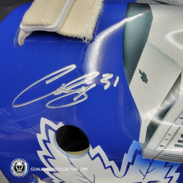 Curtis Joseph Signed Goalie Mask Toronto Maple Leaf Garden Signature Edition Tribute