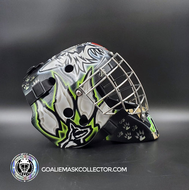 Custom Goalie Mask Send-In: Las Vegas Wolf