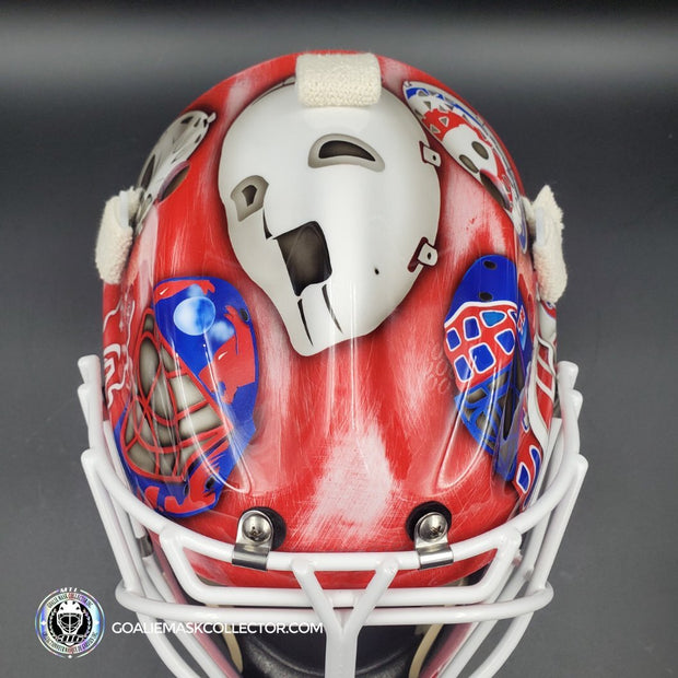 Custom Montreal Canadiens: Martin Jones Unsigned Goalie Mask Montreal "Goalie Legends" 2023-24 Tribute
