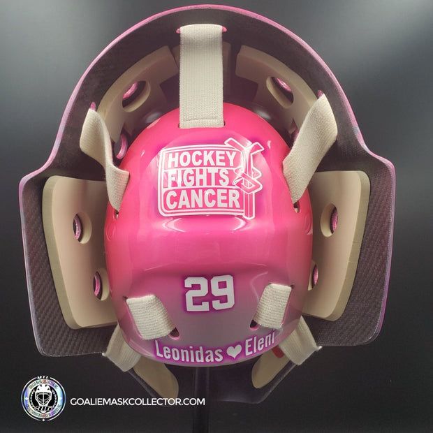 Carey Price Inspired Goalie Mask 2017 Montreal NHL 100 PINK & Silver "Hockey Fights Cancer" Signature Edition Autographed Tribute