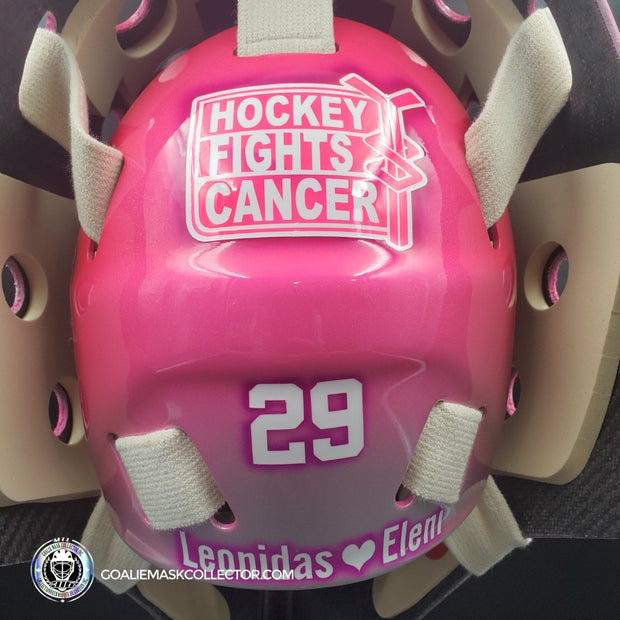 Carey Price Inspired Goalie Mask 2017 Montreal NHL 100 PINK & Silver "Hockey Fights Cancer" Signature Edition Autographed Tribute
