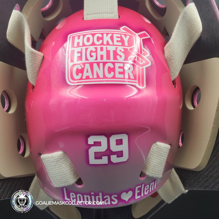Carey Price Inspired Goalie Mask 2017 Montreal NHL 100 PINK & Silver "Hockey Fights Cancer" Signature Edition Autographed Tribute