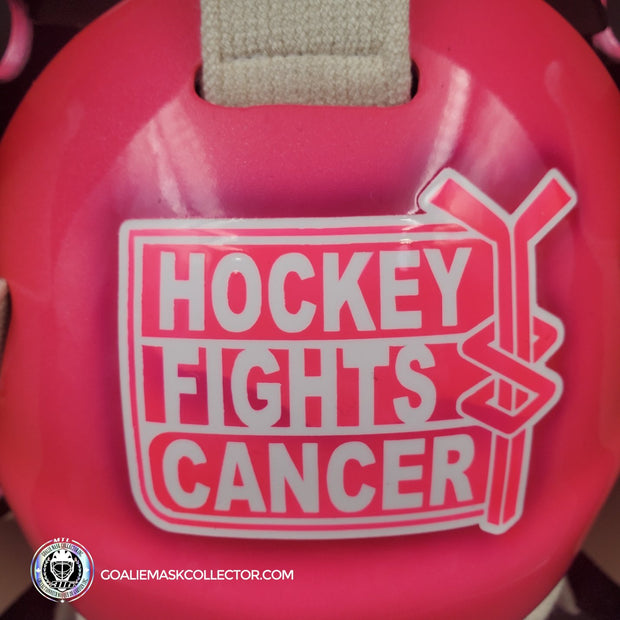 Carey Price Inspired Goalie Mask 2017 Montreal NHL 100 PINK & Silver "Hockey Fights Cancer" Signature Edition Autographed Tribute