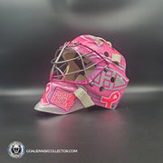 Carey Price Inspired Goalie Mask 2017 Montreal NHL 100 PINK & Silver "Hockey Fights Cancer" Signature Edition Autographed Tribute