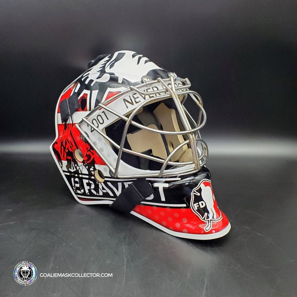 Henrik Lundqvist & FDNY Design Custom Goalie Mask