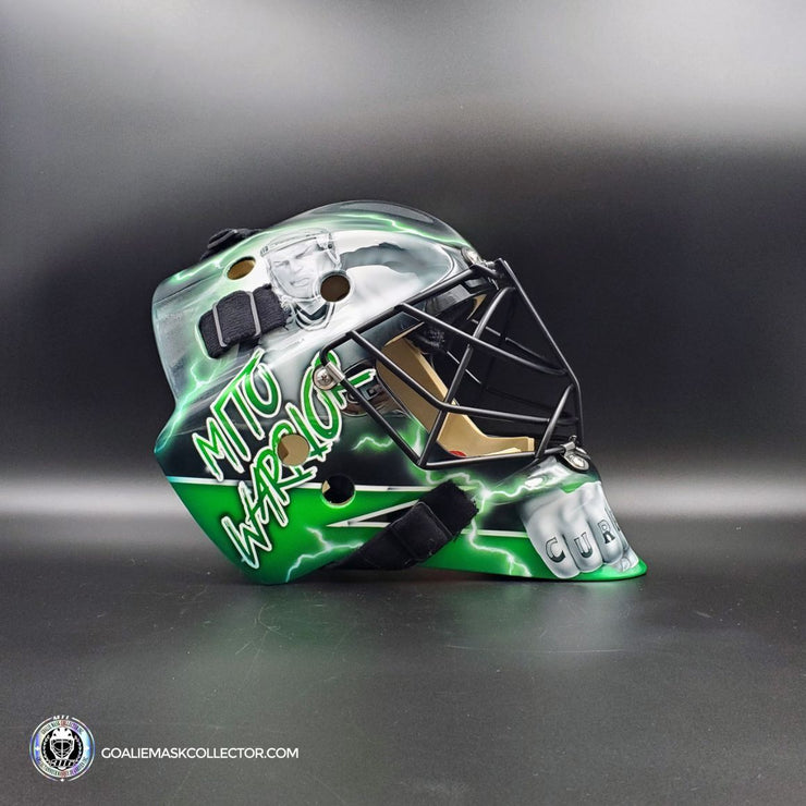 Custom Painted Goalie Mask: Liam Foundation "Knuckles Nilan"