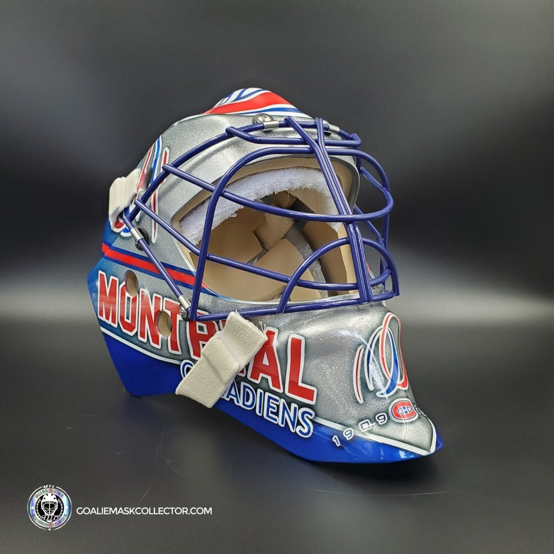 Custom Painted Goalie Mask: Logan Thompson Inspired Goalie Mask 2023 Montreal Canadiens