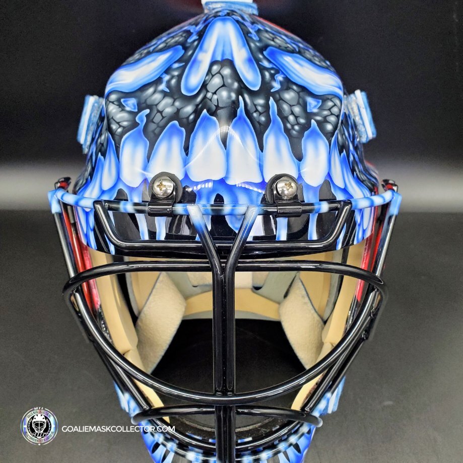 Custom Painted Goalie Mask: Jacob Markstrom Inspired Goalie Mask