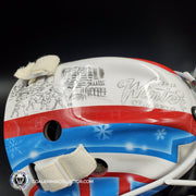 Custom Painted Goalie Mask: Mike Condon Inspired Goalie Mask Unsigned "Winter Classic - Winter Memories" Montreal Canadiens