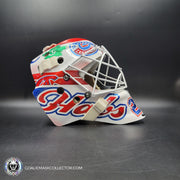Custom Painted Goalie Mask: Montreal Canadiens All Historical Logos