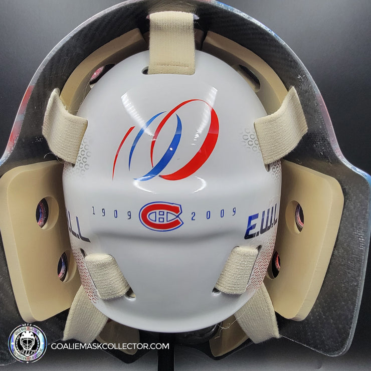 Custom Painted Goalie Mask: Montreal Canadiens All Historical Logos