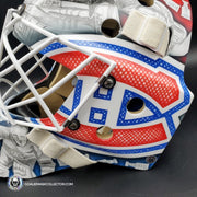 Custom Painted Goalie Mask: Philipp Grubauer Goalie Mask Unsigned Montreal Canadiens History 2023 Seattle Inspired Tribute