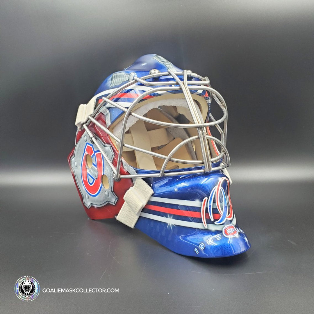 Custom Painted Goalie Mask: Stewart Skinner Inspired Goalie Mask 2023 Montreal Canadiens
