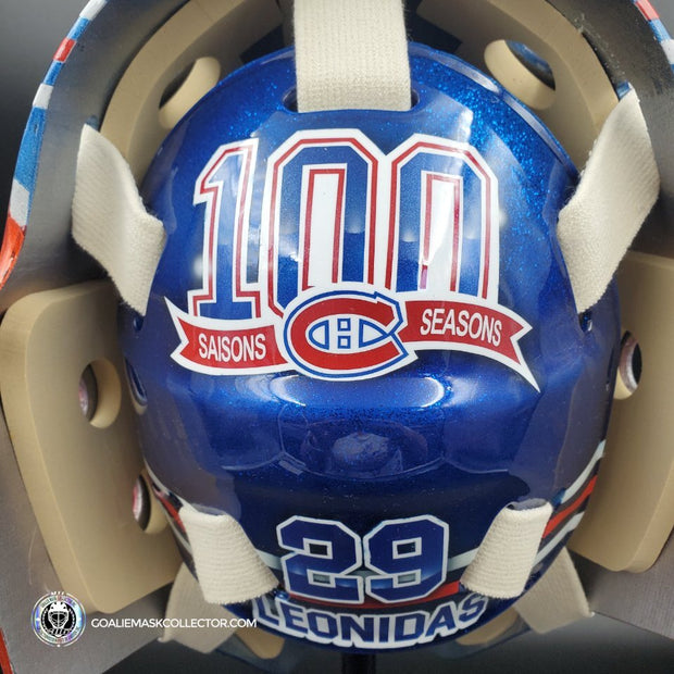 Custom Painted Goalie Mask: Stewart Skinner Inspired Goalie Mask 2023 Montreal Canadiens