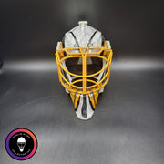Custom Painted Goalie Mask: Butterfly & Angels Tribute to Loved One