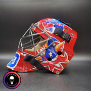 Custom Painted Goalie Mask: Houston Texas