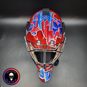Custom Painted Goalie Mask: Houston Texas