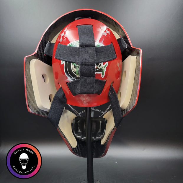 Custom Painted Goalie Mask: Houston Texas