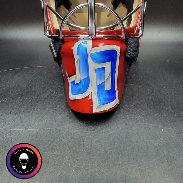 Custom Painted Goalie Mask: Houston Texas