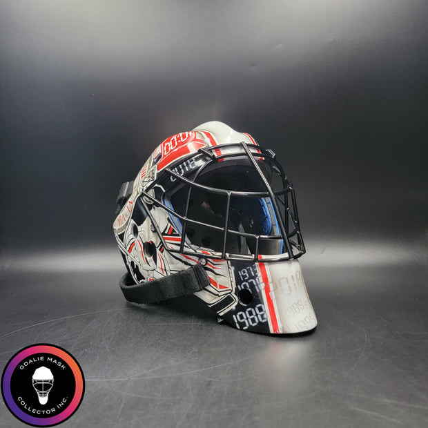 Custom Painted Goalie Mask: Time Is Precious