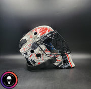 Custom Painted Goalie Mask: Time Is Precious