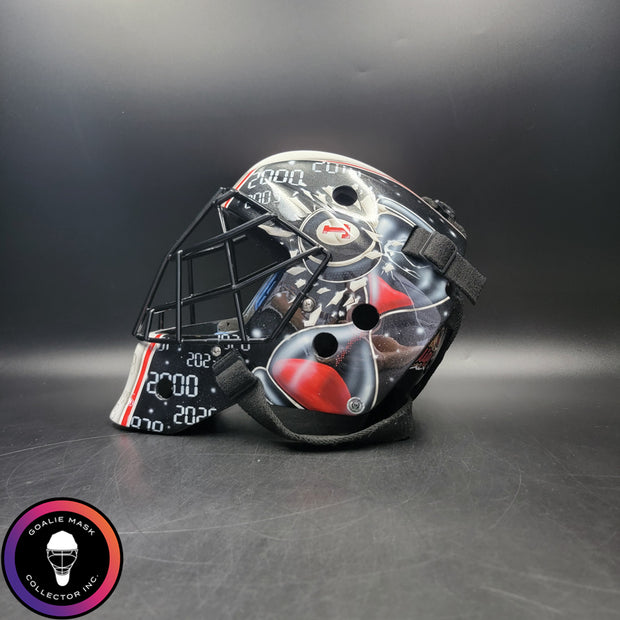 Custom Painted Goalie Mask: Time Is Precious