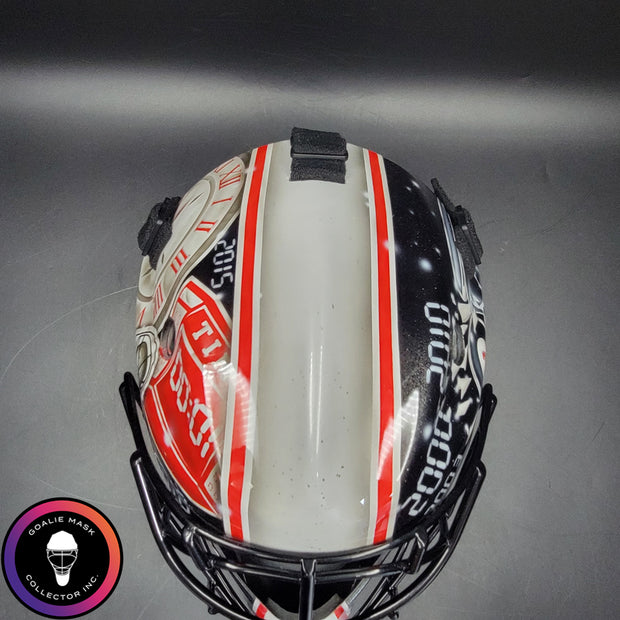 Custom Painted Goalie Mask: Time Is Precious