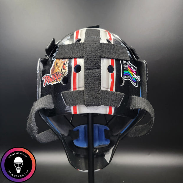 Custom Painted Goalie Mask: Time Is Precious