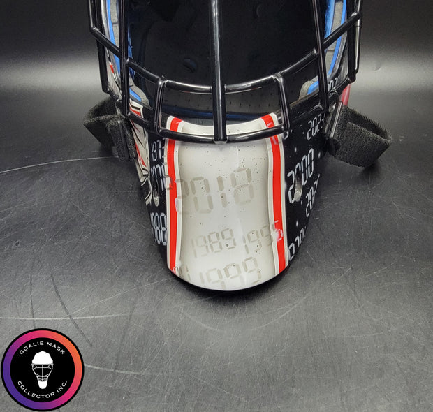 Custom Painted Goalie Mask: Time Is Precious
