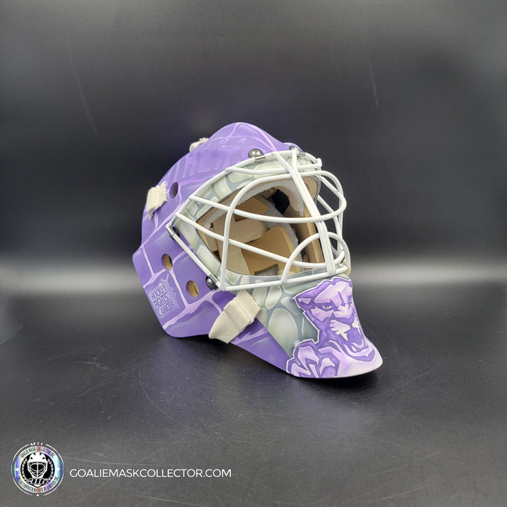 Sergei Bobrovsky Goalie Mask Unsigned 2022 Florida Hockey Fights Cancer Tribute