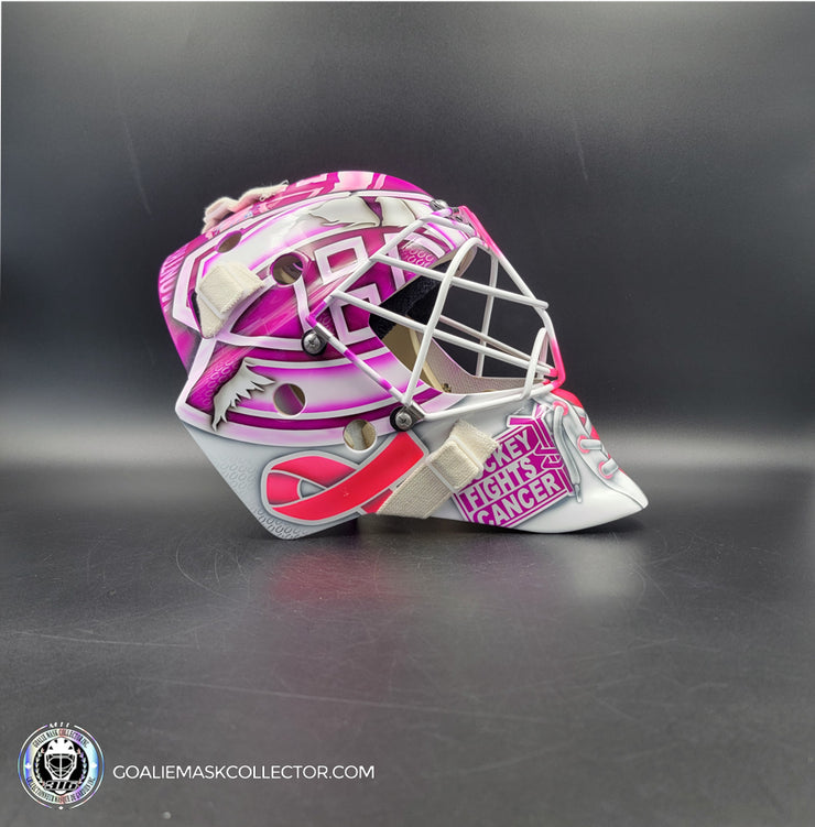Custom: Sergei Bobrovsky Meets Carey Price Goalie Mask Unsigned Montreal Canadiens "Hockey Fights Cancer" Tribute
